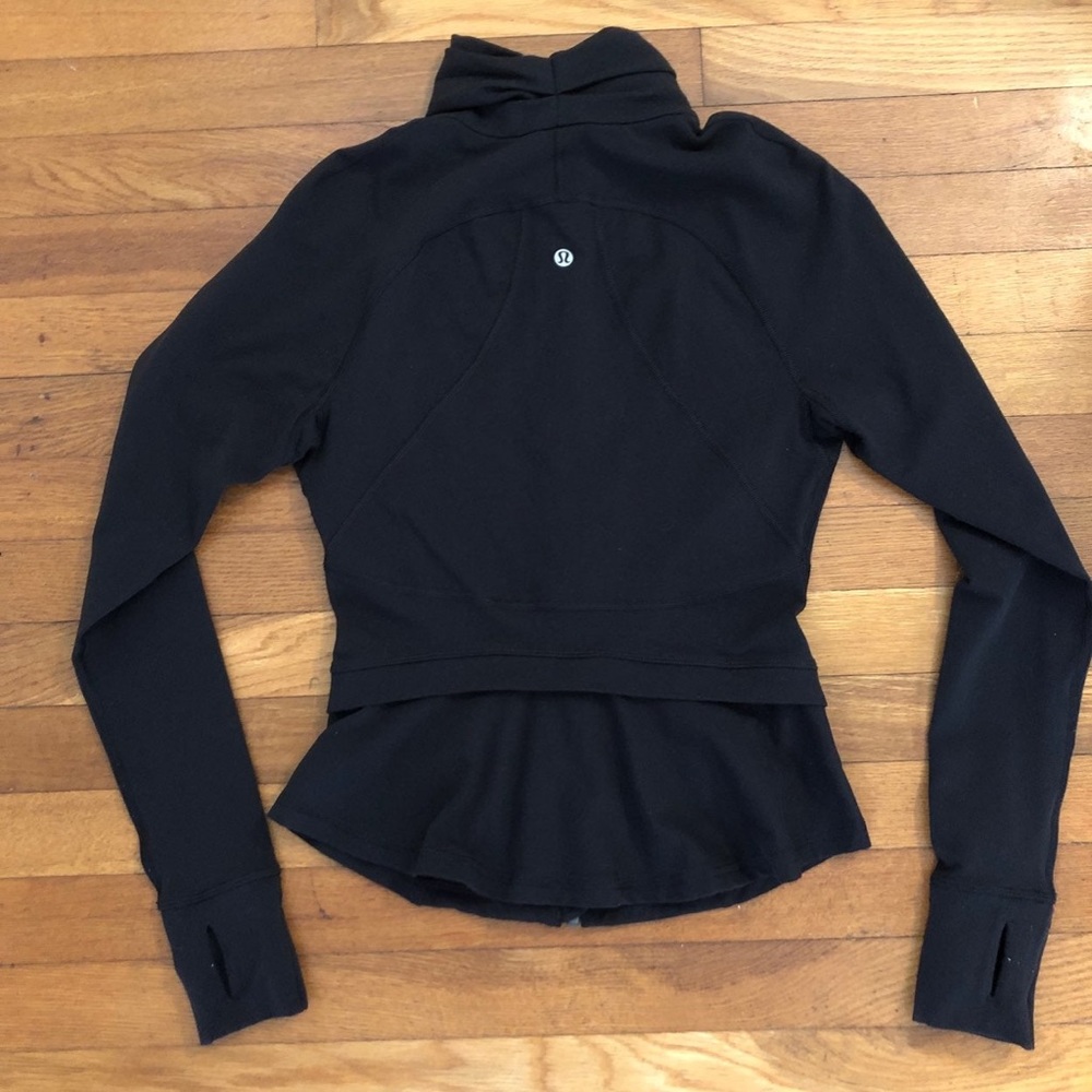 Lulu lemon zip up black jacket
